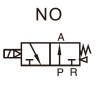 Elektrozawór 3/2 G1/4" NO powrót sprężyną 3V210-08