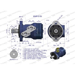 Silnik hydrauliczny WMR-S 50 WARYŃSKI