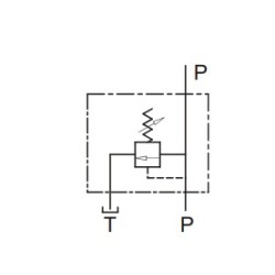 Zawór przelewowy VMP 1/2" 10-180 bar